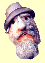 Huancayo
                                (Per�): M�scara de hombre con sombrero