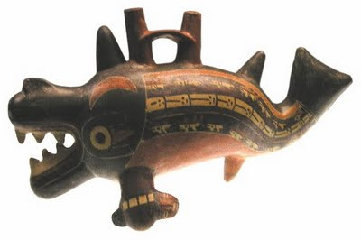 Der Killerwal in Form des Geoglyphs