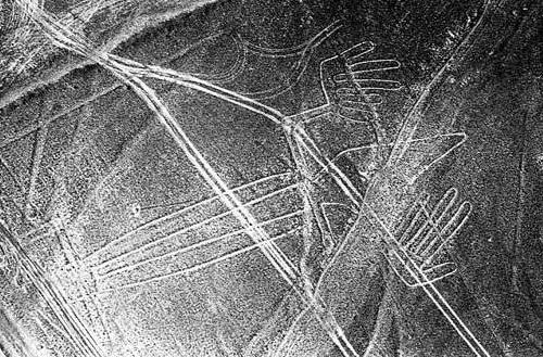 Die Figur der Echse als Geoglyph