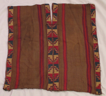 �berwurf mit Treppenmotiven,
                            Nasca-Weberei