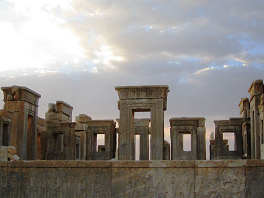 Vieja civilizaci�n de Persepolis (hoy
                              en Iran), templo
