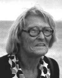 Mar�a Reiche,
                        retrato de los a�os 1960s apr.