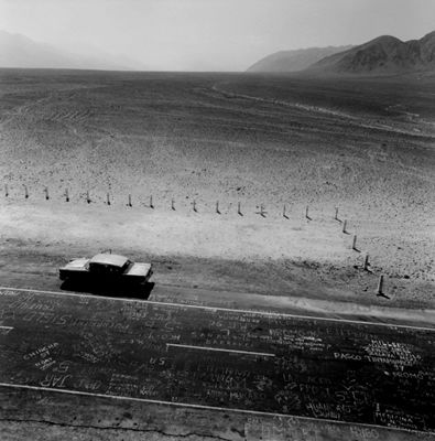 La
                          vista del mirador a la Pampa de Nasca con las
                          l�neas de Nasca