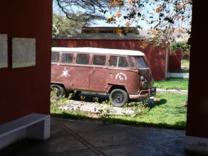 Museo Mar�a Reiche, el Volkswagen VW bus
                          de ella