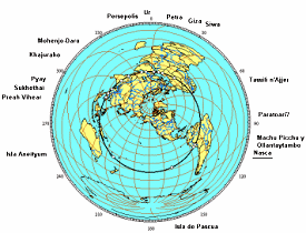 El ecuador de antes va por
                                    Nasca / der �quator der Fr�hzeit
                                    geht durch Nasca