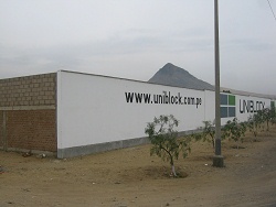 Firma "Uniblock" mit www-Adresse