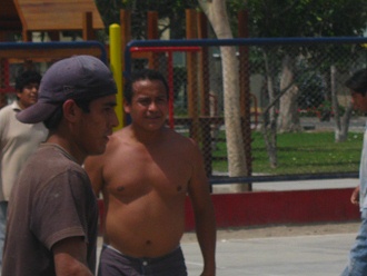 Parque San Est�ban 29-12-2010, futbolista
                          grit�n 02