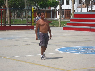 Parque San Est�ban 29-12-2010, futbolista
                          grit�n 03