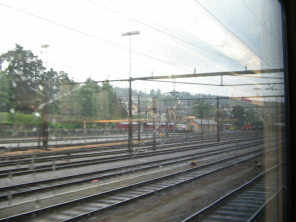 Winterthur, Blick aus dem Zug 01