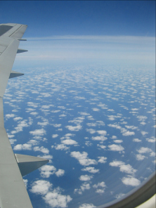 Schfchenwolken ber dem Atlantik