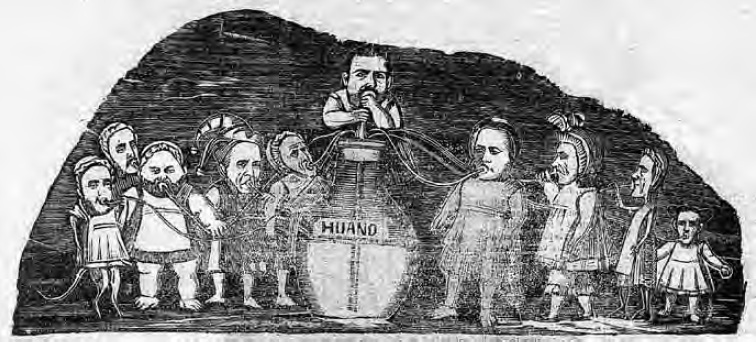 Fig. 6. �lita pol�tica del Per� con el guano