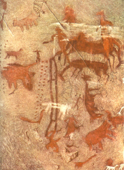 Cuevas de Toquepala, pintura rupestre 01