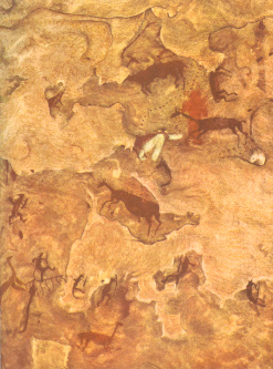 Cuevas de Toquepala, pintura
                                rupestre 02