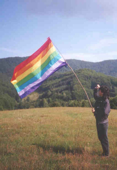 Imperio inca
                        Tawantinsuyo, bandera con el arco iris, ense�a
                        de los reyes Incas.
