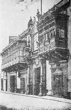 Lima,
                                  casas coloniales con balcones grandes,
                                  solo para los blancos de Europa...