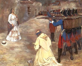 Mar�a
                  Parado de Bellido, cuadro de la ejecuci�n