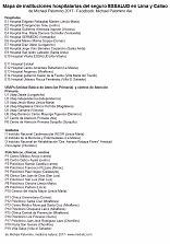 La leyenda de los
                                            hospitales, UBAPs etc. de
                                            ESSALUD en Lima