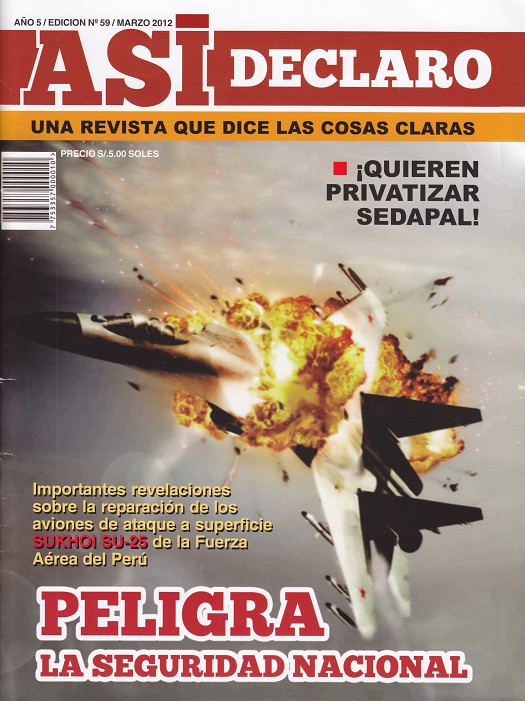 La
                        revista "As� declaro" del marzo 2012