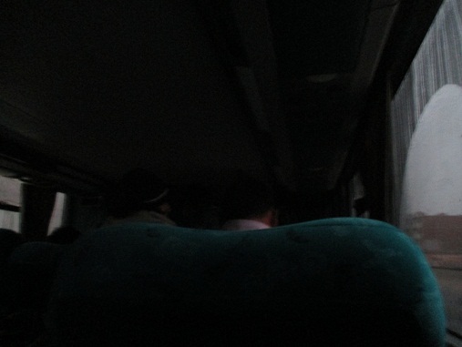Asientos en el bus de
                "Las Brizas"