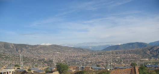 Sicht auf Ayacucho mit Panorama (03)