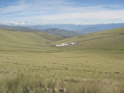Eine Farm in der Graslandschaft (04), mit
                        Panorama