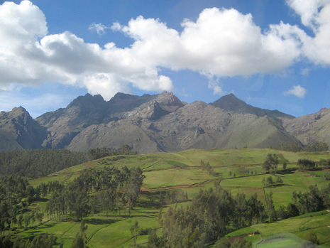 B�ume, Felder, Berge,
                                  Wolkenbilder