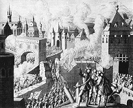 Beispiel fr den
                                        30-jhrigen Krieg, Stadtbrand
                                        von Magdeburg 1631 [40]