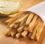 "Pommes de
                                          terres allumettes",
                                          Pommes Frites [45], erfunden
                                          am franz�sischen K�nigshof