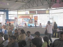 Terminal Antezana, Billetschalter