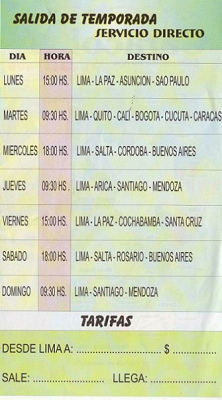 El horario de la empresa Caracol (2007)