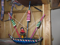 Artesan�a, barco de Puno (03)