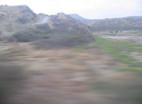 Panamericana in Nord-Peru Region Talara /
                        M�ncora, Abstieg geschafft