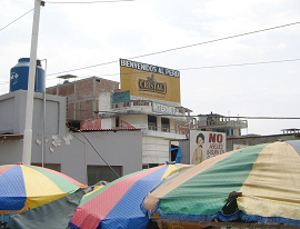 Aguas Verdes, p�ster de bienvenido