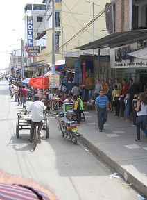 Aguas Verdes, triciclo de carga