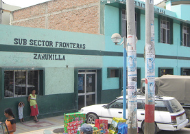 Aguas Verdes, edificio militar