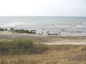 Panamericana Norte: Strand zwischen
                          Tumbes und Zorritos