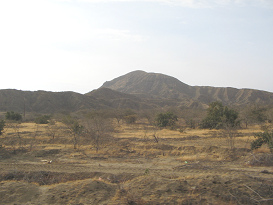Panamericana zwischen Mancora und Piura,
                        Mondlandschaft (02)