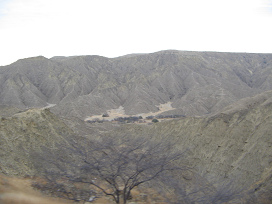 Panamericana Norte zwischen Mancora und
                        Piura, Mondlandschaft (06)