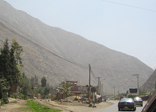 Vorort von Chosica, Bahn�bergang