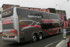 Reise Huanuco-Lima mit der
                                    Busfirma "Las Brizas" mit
                                    einem Terror-Sitz