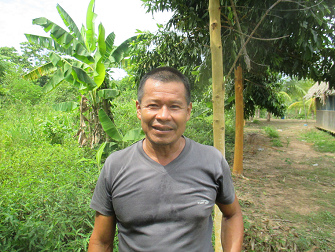 Hombre deportivo shipibo en San Francisco