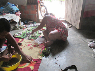 Otra mujer shipiba con sobrepeso en San Francisco