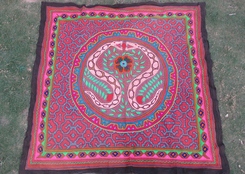 Tejido grande con 2 anacondas 03 (casa
                        privada en San Francisco)