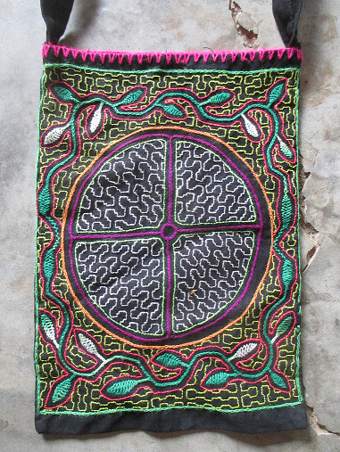 Tasche mit der Shipibo-Welt