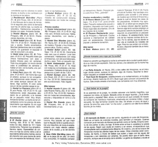 Tourist information about Iquitos
                          (Trottamundos), p. 212-213