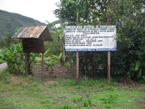 Placa de la estaci�n medicinal