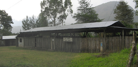 Das
Yanesha-Gemeindehaus von
Tsachopen Das Yanesha-Gemeindehaus
von Tsachopen