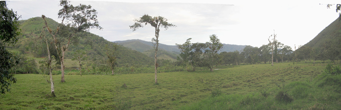Panorama in Richtung S�den, Panoramafoto
