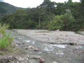 Der Santa-Clara-Fluss (Ro Santa Clara)
                        unterhalb der Brcke