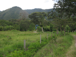 Die H�ngebr�cke ist in Sichtweite